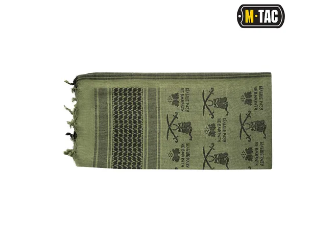 Шарф шемаг M-Tac Більше разу не вмирати Olive/Black Фото 2